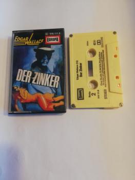 Edgar Wallace Folge 12 Der Zinker 4-fach Silber geschraubt Gelb 516111.8 Europa(Kleiner Wasserfleck Innencover)